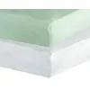 Image de Lot De 2 Draps Housse Blanc Vert 60x120 Cm - Babycalin