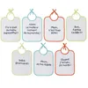 Image de Lot De 7 Bavoirs Naissance Messages - Babycalin