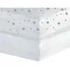 Image de Lot De 2 Draps Housse Gris / ImprimÃ© Ãtoiles Grises 70 X 140 Cm - Babycalin