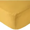 Image de Lot De 2 Draps Housse Moutarde / Blanc 60 X 120 Cm - Babycalin