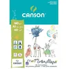 Image de Canson Bloc Papier A Dessin Mes 1ers Gribouillages 40 Feuilles A3 - 160 G