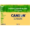 Image de Papier à dessin Blanc C à grain A4 180 g/m² Pochette 12 feuilles