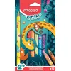 Image de Crayons De Couleur - Coloriage - Enfant DÃ¨s 1 An - Mine Large - 12 Couleurs - Maped Jungle Fever