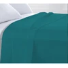 Image de Draps Future Home  Drap plat en coton 57 fils uni bleu pétrole P22892659