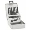 Image de HSS set foret spiralÃ© pour mÃ©tal 19 piÃ¨ces Bosch 2607018726