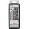 Image de Set de forets pour bton Silver Percussion Robust Line, 5 piÃ¨ces, 5, 5,5, 6, 7, 8 mm Bosch 2607010526