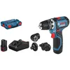 Image de Perceuse-visseuse sans fil BOSCH GSR 12V-15 FC Professional 12V Li-Ion (2x2,0Ah)