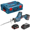 Image de Scie Sabre sans fil BOSCH GSA 18 V-LI C Professional (2 x 5,0 Ah) + L-Boxx
