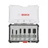 Image de Bosch Kit de 6 fraises droites Ã  queue de 6 mm - 2607017465