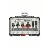 Image de Bosch Kit de 6 fraises Ã  araser et de bordage Ã  queue de 1/4"" - 2607017470