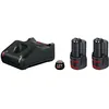 Image de Batterie GBA 12 Volts 2.0 Ah x2 + chargeur GAL 12V-40 - 1600A019R8 BOSCH