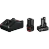 Image de Bosch Set de base 1 batterie GBA 12V 2.0Ah + 1 batterie GBA 12V 4.0Ah + chargeur GAL 12V-40 - 1600A01NC9