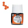 Image de Vitrail - Transparent orange 45 ml - couleur 16