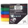 Image de Marqueur textile Opaque 7A Set de base 6 couleurs