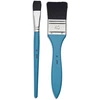 Image de Pinceau Aquarelle Imitation Petit Gris 2 pcs Plat + Spalter