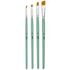 Image de Pinceau court Synthétique 4 pcs Biseauté