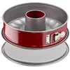 Image de Tefal Moule A Savarin Delibake En Acier - Ã 25 Cm - Rouge Et Gris - Avec Charniere
