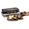 Image de Tefal RE610D raclette 8 personne(s) 1350 W Noir, Acier inoxydable, Bois