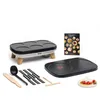 Image de Tefal PY900D appareil Ã  crÃªpes 6 crÃ¨pe(s) 1100 W Noir, Gris, Bois