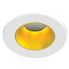 Image de Spot LED encastrÃ© fixe EF8 - 7W - 3000K-4000K - blanc/dorÃ© ARIC