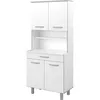 Image de READY Buffet de cuisine Blanc mat - L 80 cm
