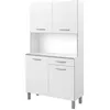Image de EKIPA Buffet de cuisine L 101 cm Blanc - READY