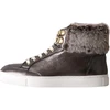 Image de Baskets montantes Les Tropeziennes par M.Belarbi  Basket Montante Fourure Cuir Les Tropeziennes Roadster M67490319