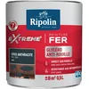 Image de Peinture fer extÃ©rieur RIPOLIN ExtrÃªme mat gris anthracite 0,5L
