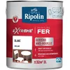 Image de Peinture fer extÃ©rieur RIPOLIN ExtrÃªme brillant blanc 2L
