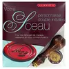 Image de Coffret cachet de cire - Vos initiales