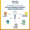Image de 4 cylindres dÃ©brayables Bricard 30x60/30x40/40x30/30x10 mm