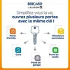 Image de 2 Cylindres dÃ©brayables Bricard 30x45/30x10 mm avec 6 clÃ©s