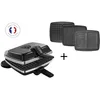 Image de Croque, gaufrier, gaufrette Lagrange super 2 antiadhÃ©sif noir gaufres +GT+CM