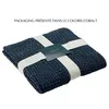 Image de Plaid Stonewashed En Coton Aubepine 140 X 200