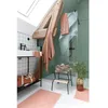 Image de Tapis de bain uni en coton argile 54 x 110