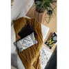 Image de Plaid Uni En Coton Thym 135 X 200
