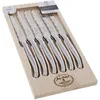 Image de Set De Couteaux Laguiole 6 Couteaux DÃ©cor Damas Inox