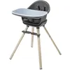 Image de Maxi-Cosi Moa Chaise Haute BÃ©bÃ© Ãvolutive 8 En 1, Chaise Haute/RÃ©hausseur/Tabouret/Bureau, De 6 Mois Ã 5 Ans, Beyond Graphite2 Eco
