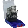 Image de Tivoly Coffret 19 Forets MÃ©taux Hss RectifiÃ©s Pointe En Croix 1 Ã  10mm Par 1/2