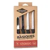 Image de Coffret De 4 Couteaux Ã Steak Classic Traditionnel Lame CrantÃ©e 11 Cm Manche Noir - Ts
