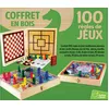 Image de Jeu De Societe Coffret En Bois 100 Jeux