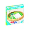 Image de Jeu De Societe Piste De Des En Bois - 35 Cm