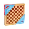 Image de Jeu De Societe Coffret Bois Dames Et D'echecs