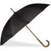 Image de Parapluies Isotoner  Parapluie Canne déperlant Noir DELUXE P20845441