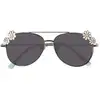 Image de Lunettes de soleil enfant Isotoner  Lunettes de soleil Enfant 4-6 ans Pilote Argent P27749284