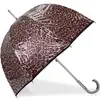 Image de Parapluies Isotoner  Parapluie cloche transparent PVC/Léopard P28628927