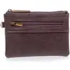 Image de Porte-monnaie Isotoner  Porte-monnaie zippé Homme Marron P28934301