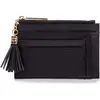 Image de Portefeuille Isotoner  Porte-cartes Femme zippé Noir P28610097
