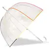 Image de Parapluies Isotoner  Parapluie transparent PVC/Néon P20936383