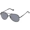 Image de Lunettes de soleil Isotoner  Lunettes de soleil mixte Noir monture pilote P19269432